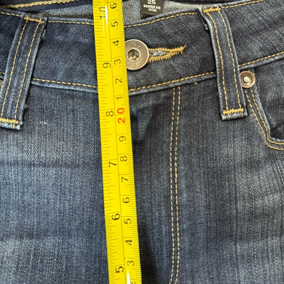 PAIGE Women's Dark Blue Hoxton Ankle Jeans - Picture 13 of 14